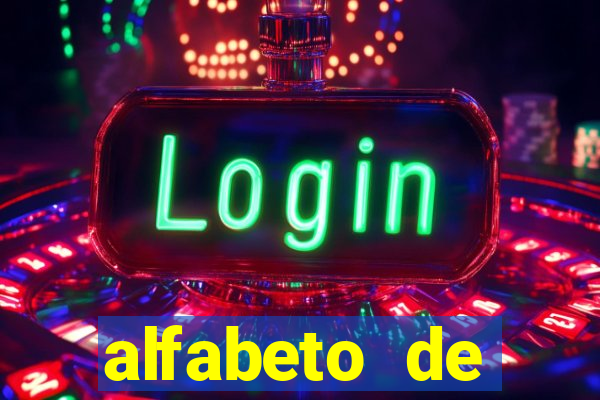 alfabeto de caligrafia bonita